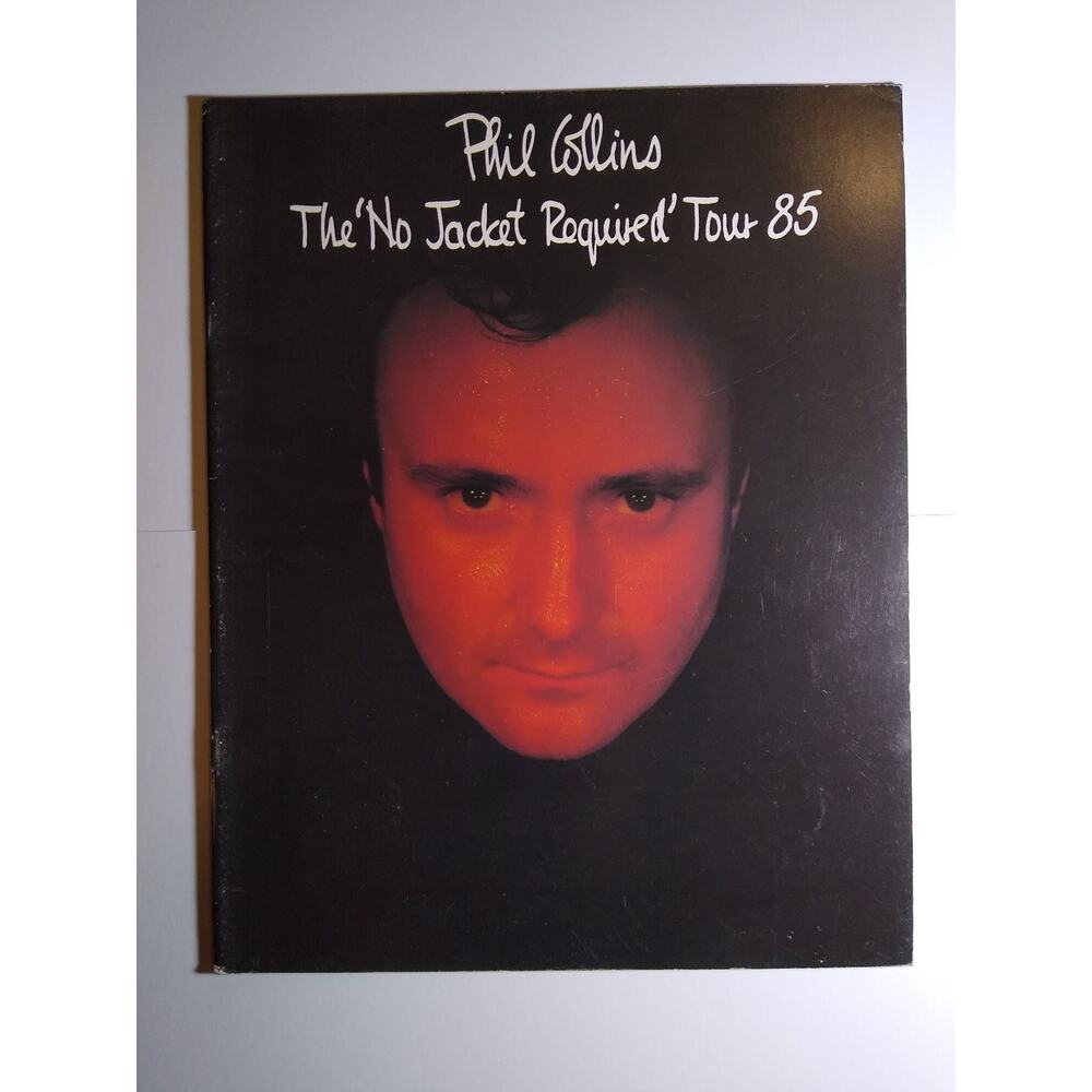 Phil Collins No Jacket Required Tour 85 Booklet Music Memorabilia Genesis